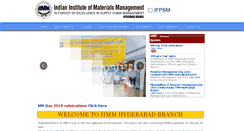 Desktop Screenshot of iimmhyd.org